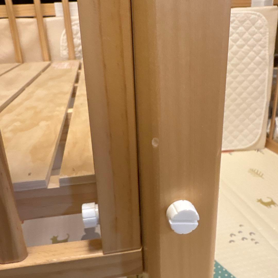 ミニベビーベッド　トール　Wオープン