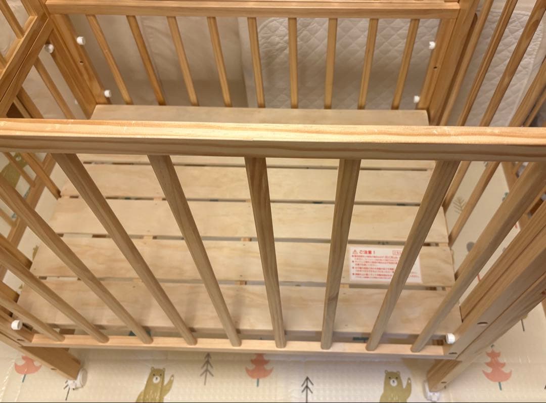 ミニベビーベッド　トール　Wオープン