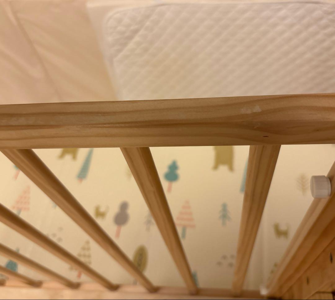 ミニベビーベッド　トール　Wオープン