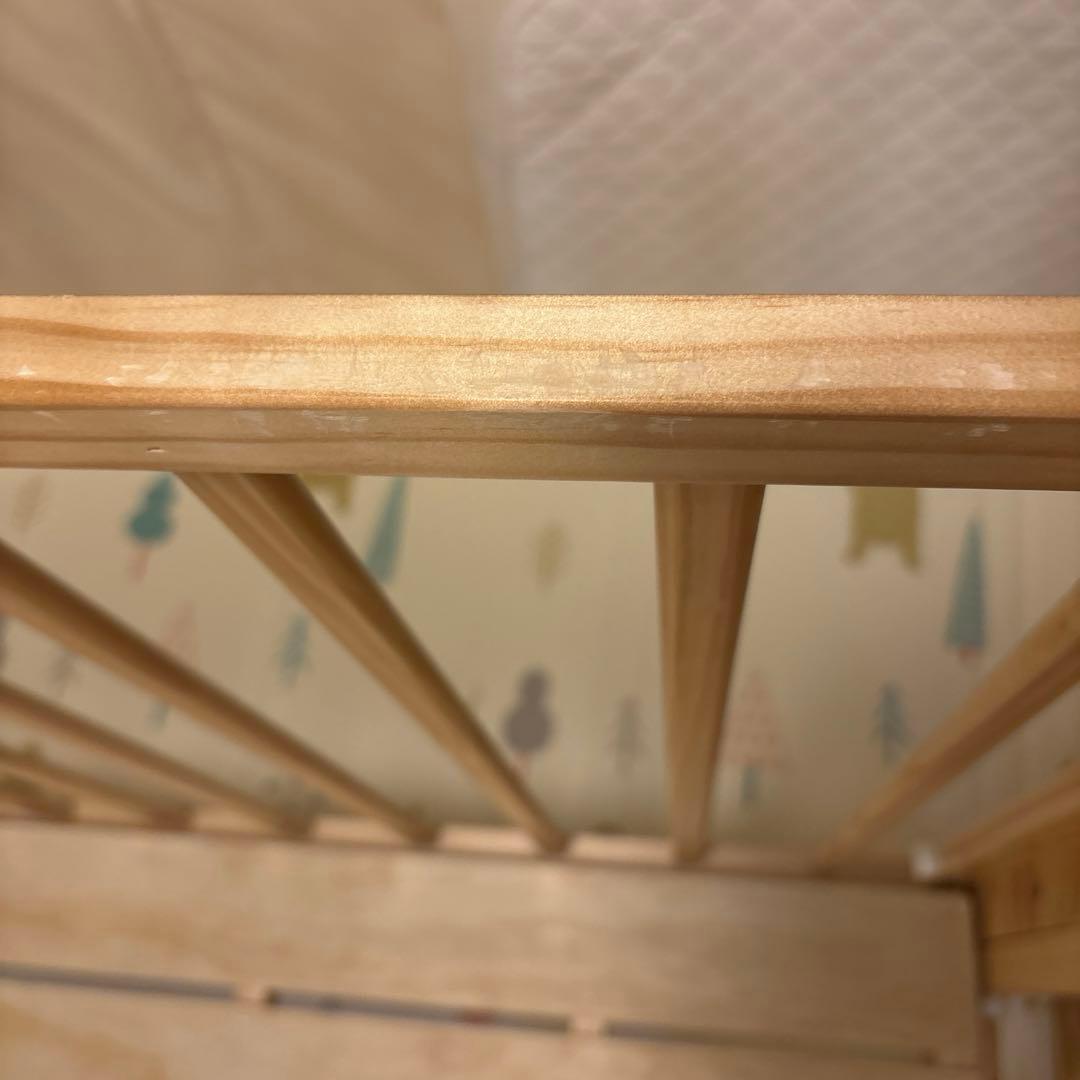 ミニベビーベッド　トール　Wオープン