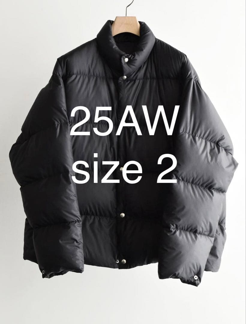 【極美品】25AW COMOLI ダウンジャケット サイズ2
