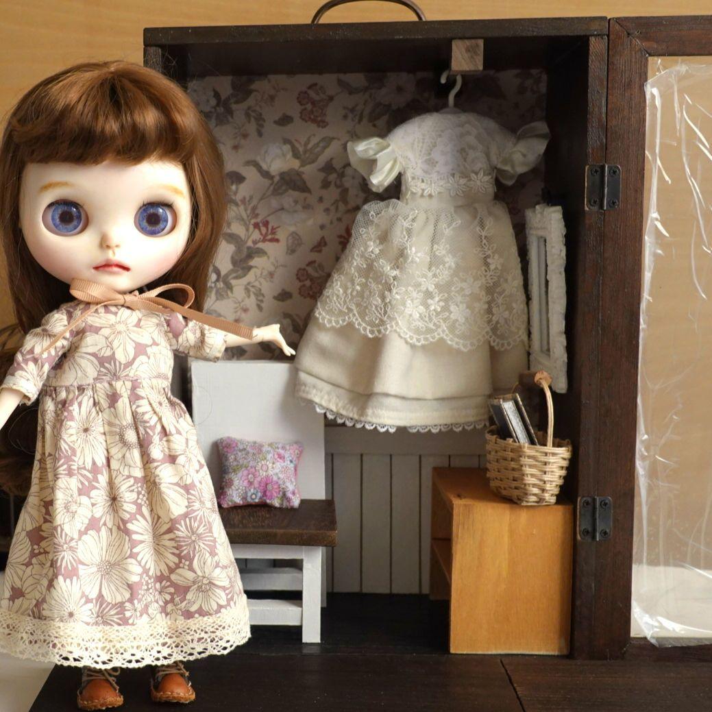 ブライス リカちゃんカスタムアイシードール ドールハウス 背景ボード No.4