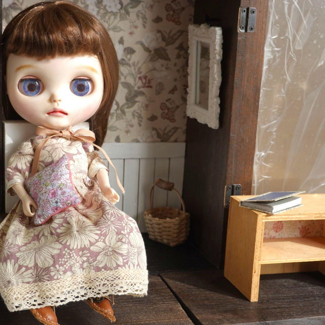 ブライス リカちゃんカスタムアイシードール ドールハウス 背景ボード No.4