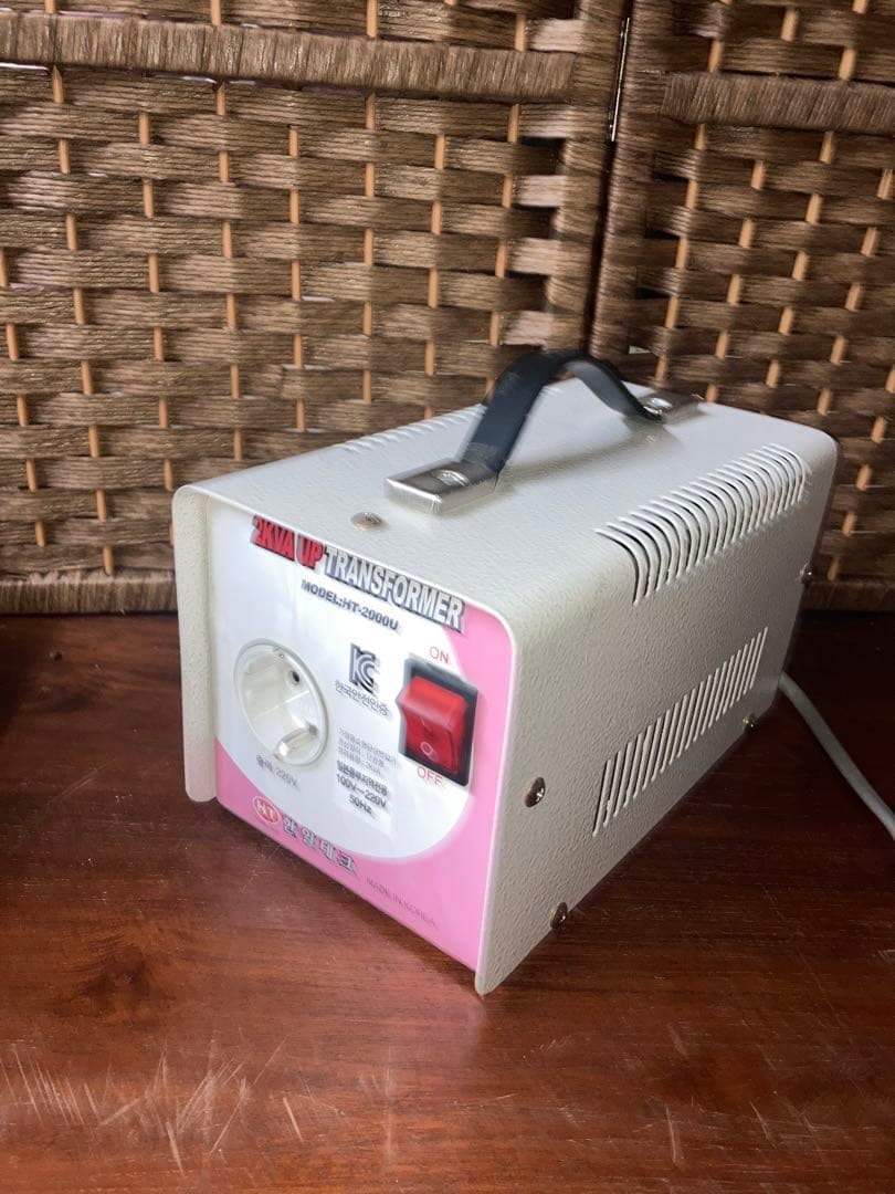 キッチンエイド ミキサー 黄 美品！KSM(150)200v 昇圧器付き！