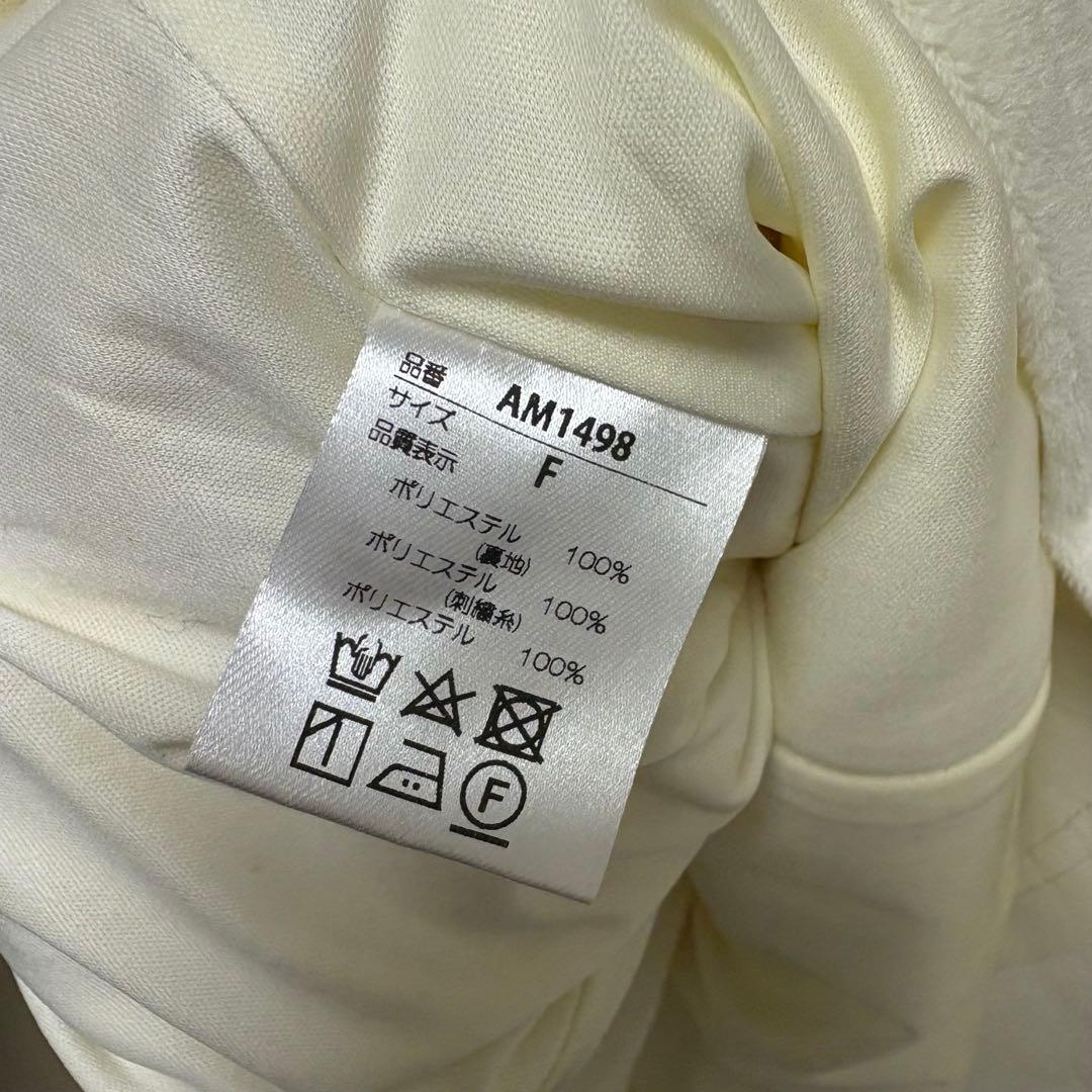 ワンピース andmary Zoey velour set dress ivory