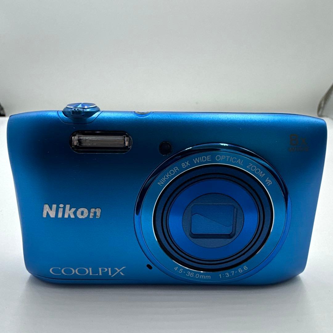 Nikon クールピクス S3600 コンパクトデジタルカメラ 青