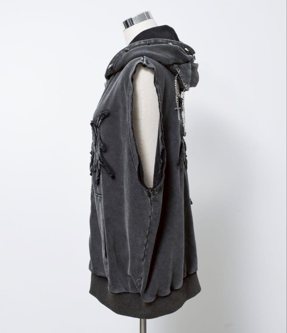 『REFLEM/レフレム』猫耳パンクノースリーブZIPパーカー