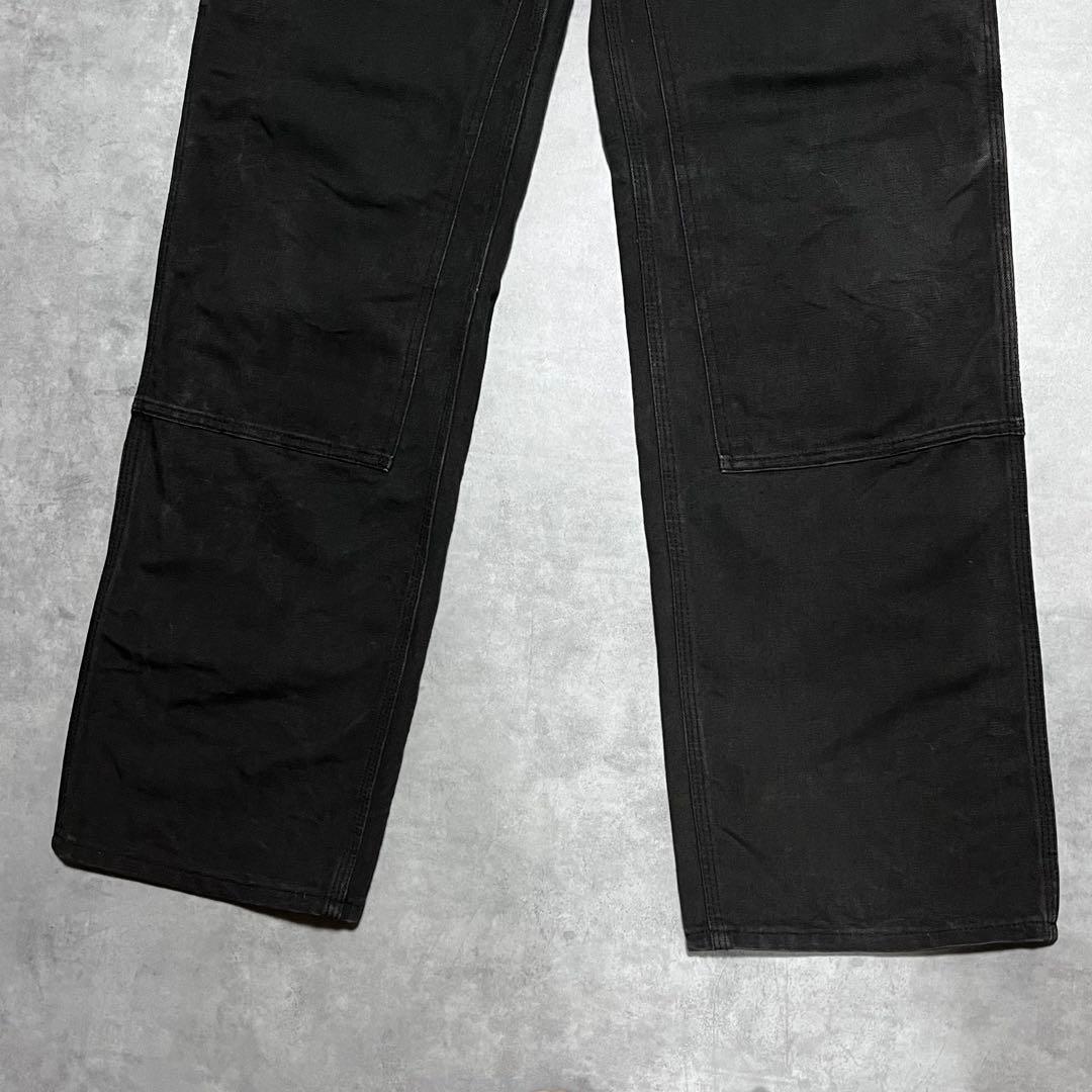 【激レア】 Carhartt カーハート 星タグ ダブルニー ブラック USA製