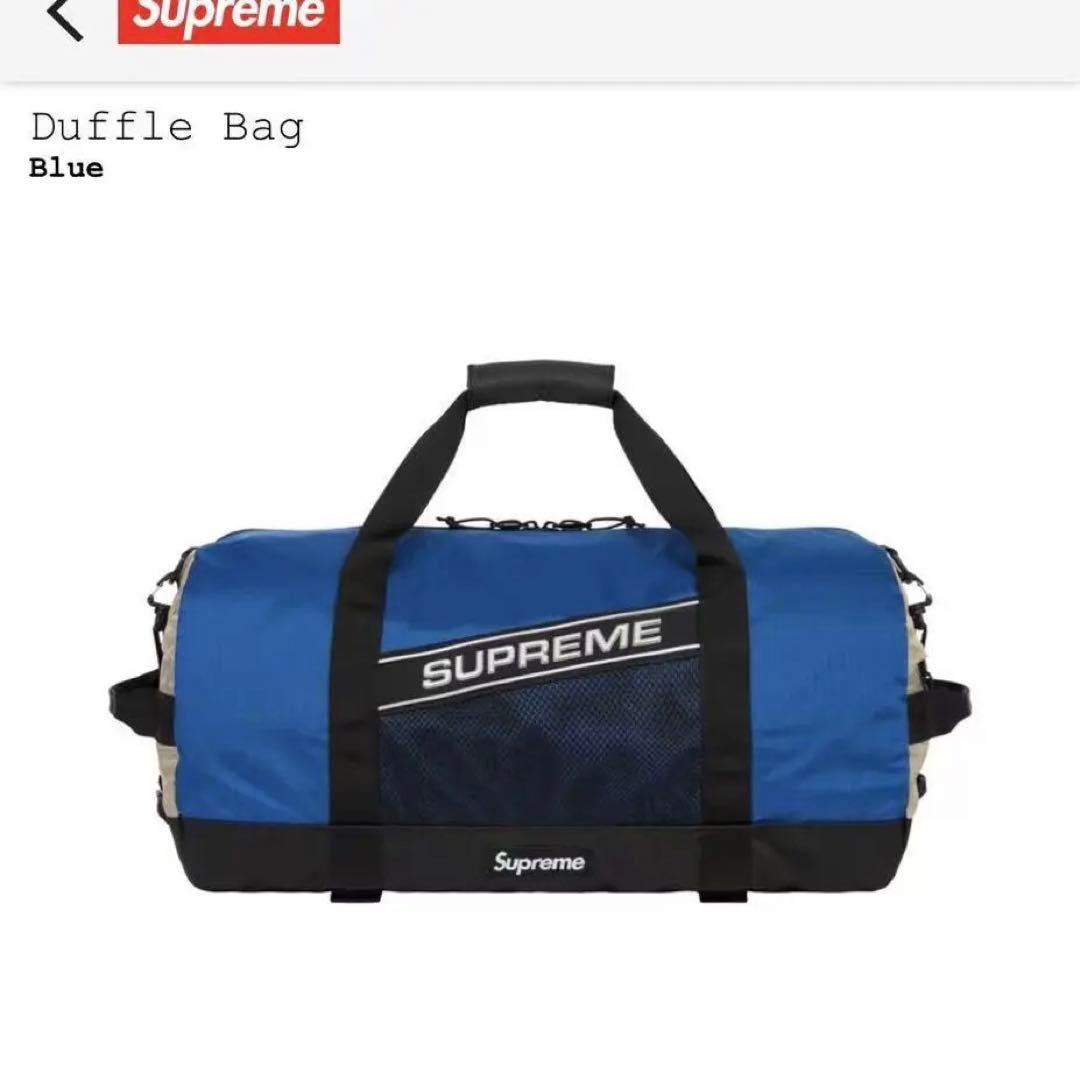 バッグ supreme duffle bag 2023AW