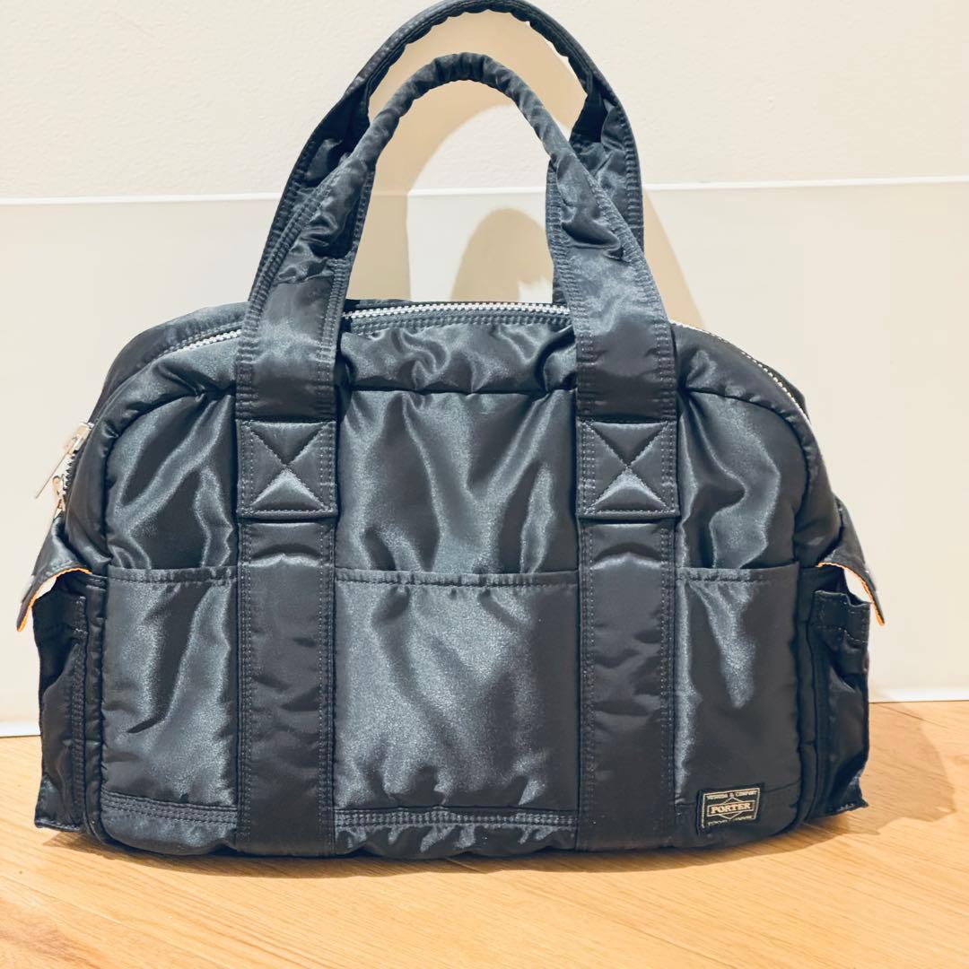 【美品】PORTER TANKER ダッフルバッグ L ブラック ボストンバッグ
