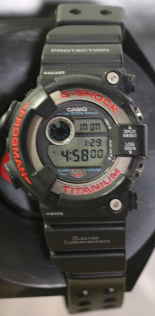 極上品【CASIO/G-SHOCK】FROGMAN　DW-8200 定番蛙