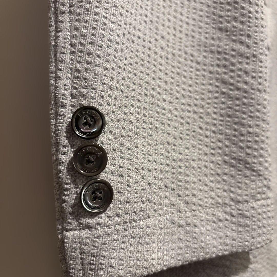 [✨極美品✨]EPOCA UOMOグレー テーラードジャケット Mサイズ