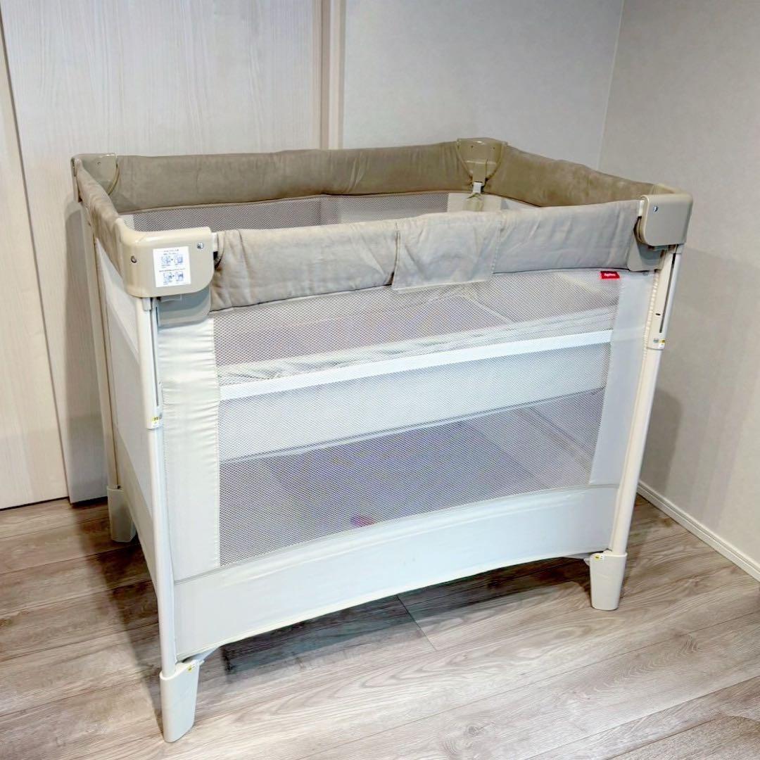 アップリカ ココネルエアープラス＋カトージミニベッド用布団＋サンデシカ防水シーツ