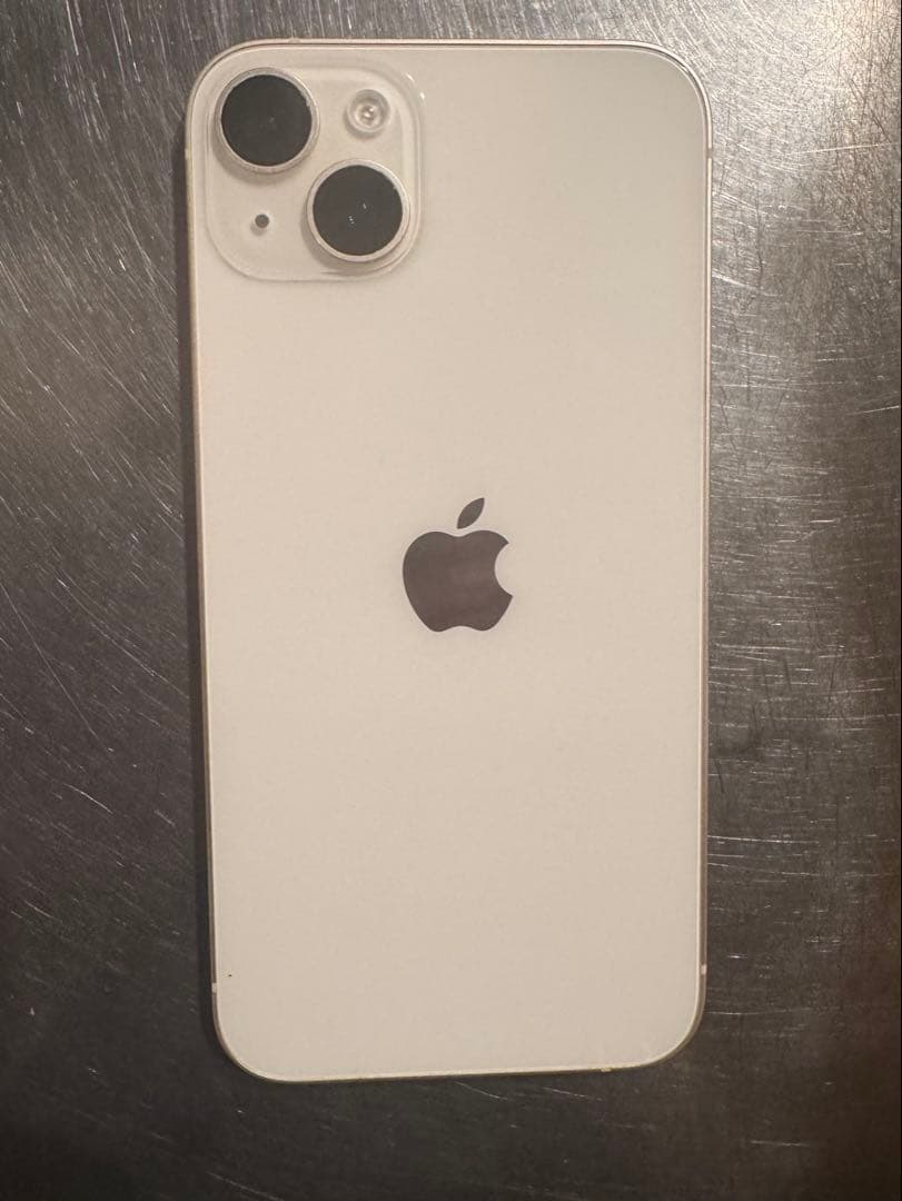 Apple iPhone 14 plus スターライトひびがある