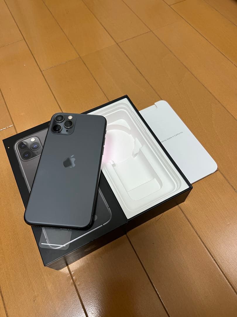 新品 iPhone 11 Pro スペースグレー 元箱付き バッテリー100%