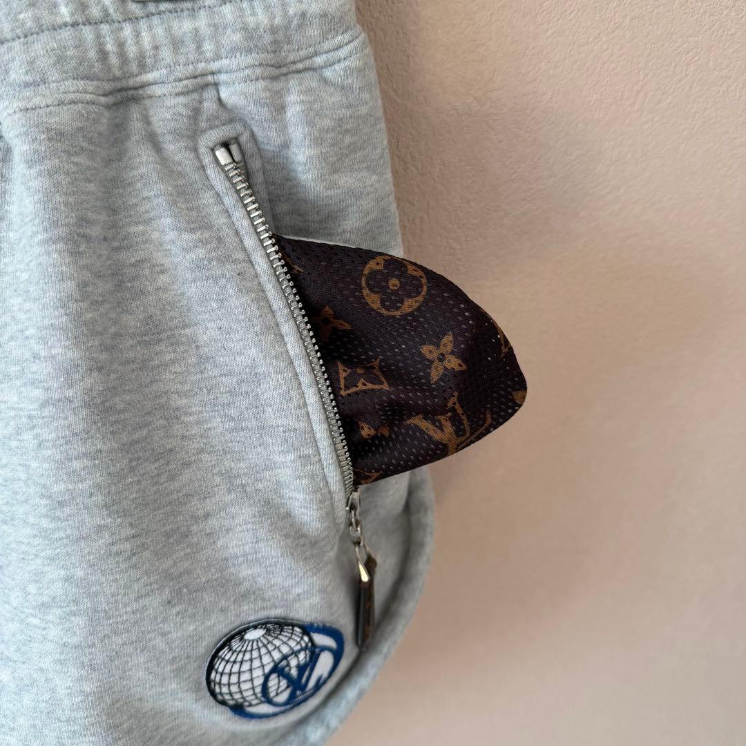 極美品✨ルイヴィトン　ショートパンツ　グレー　モノグラム　M