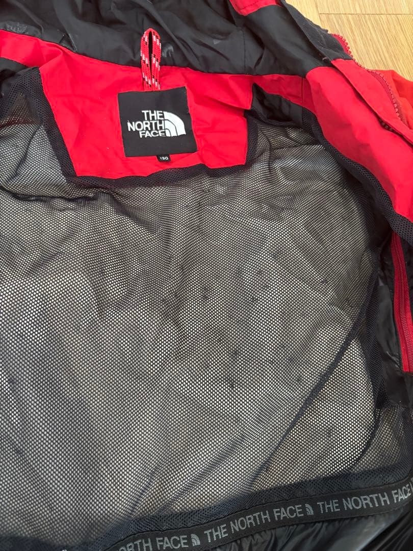 The North Face スキーウエア上下セット赤/黒 130 120こども