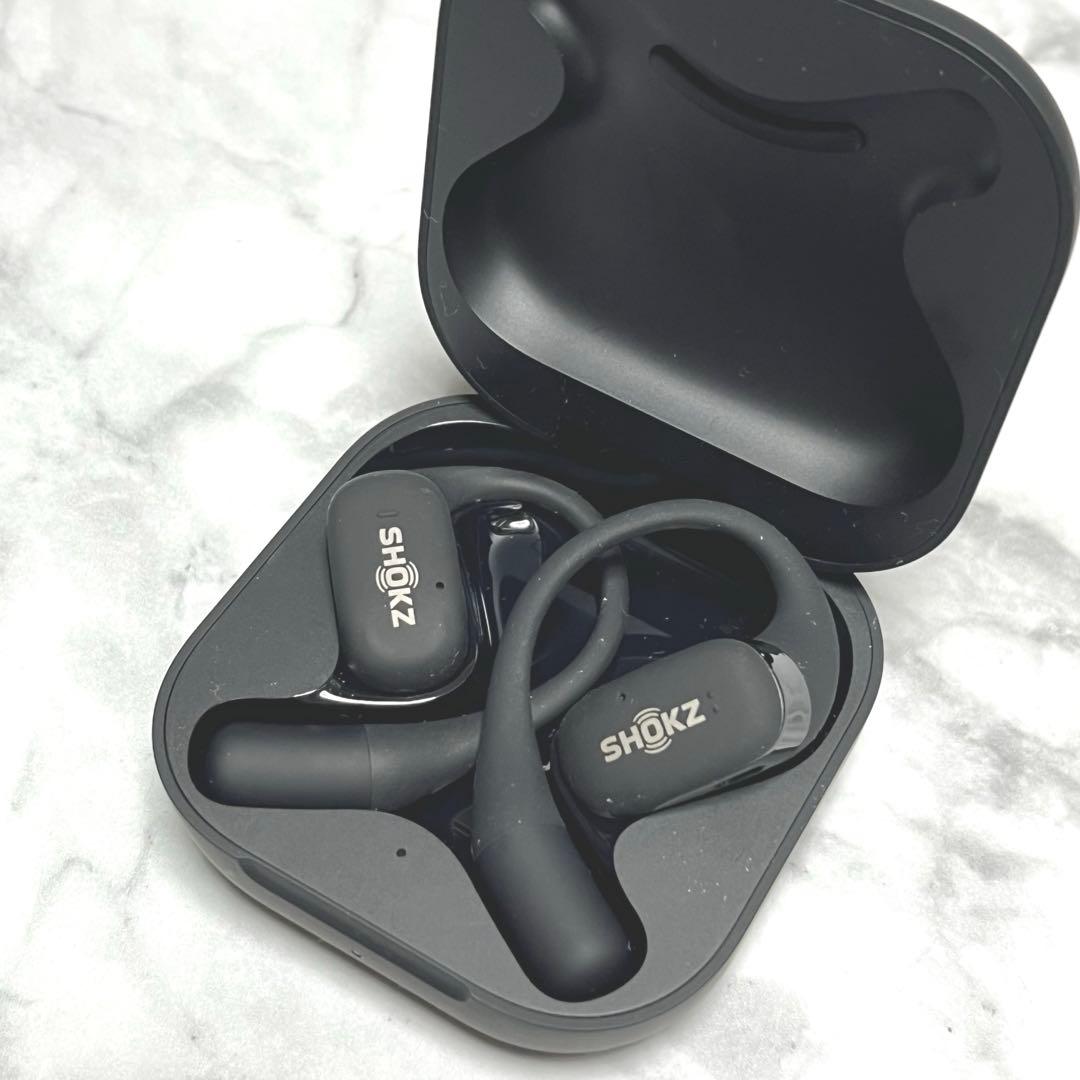Shokz OpenFit ワイヤレスイヤホン オープンイヤー マイク付き