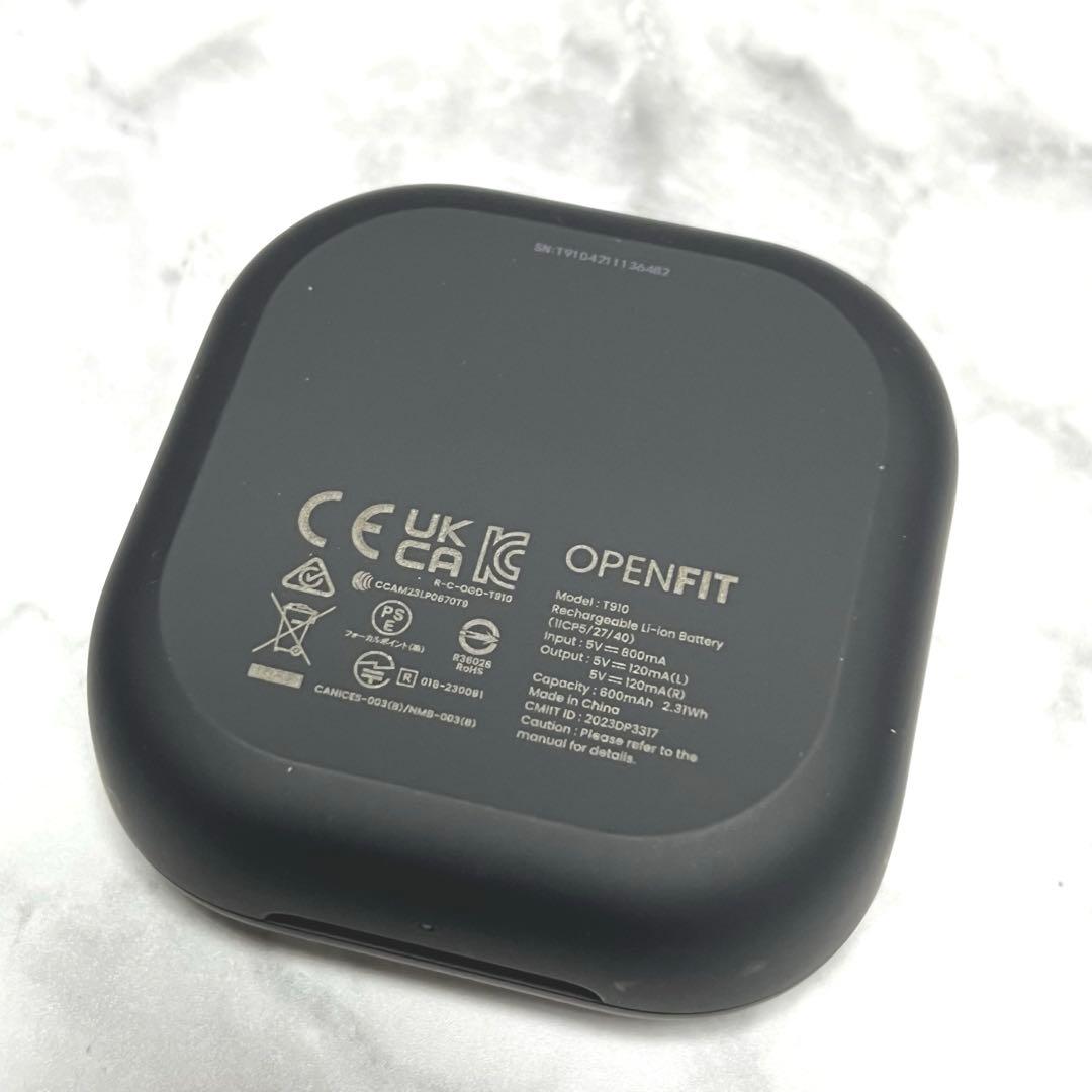 Shokz OpenFit ワイヤレスイヤホン オープンイヤー マイク付き