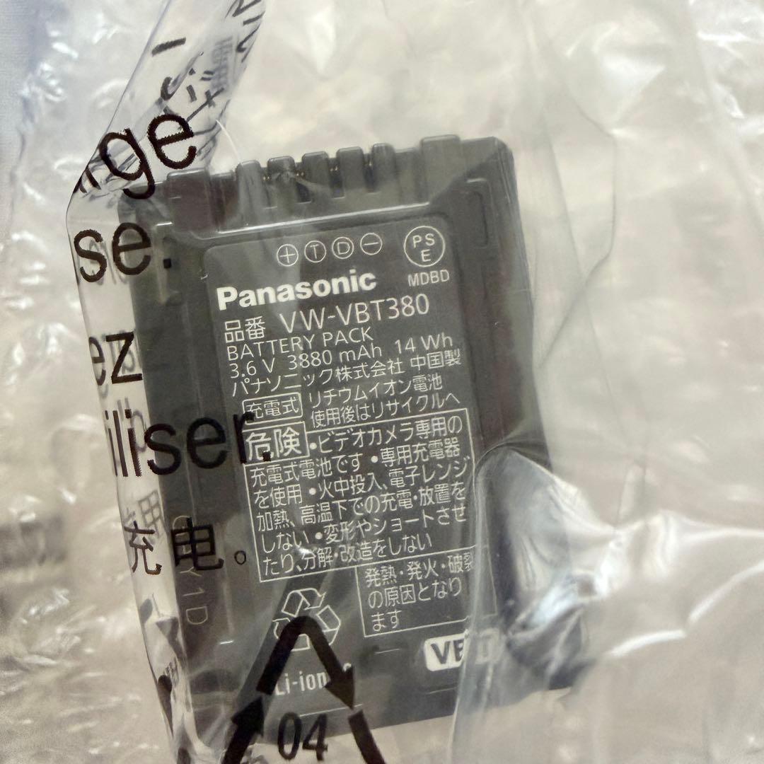 新品未使用Panasonic VW-VBT380 バッテリーパック パナソニック