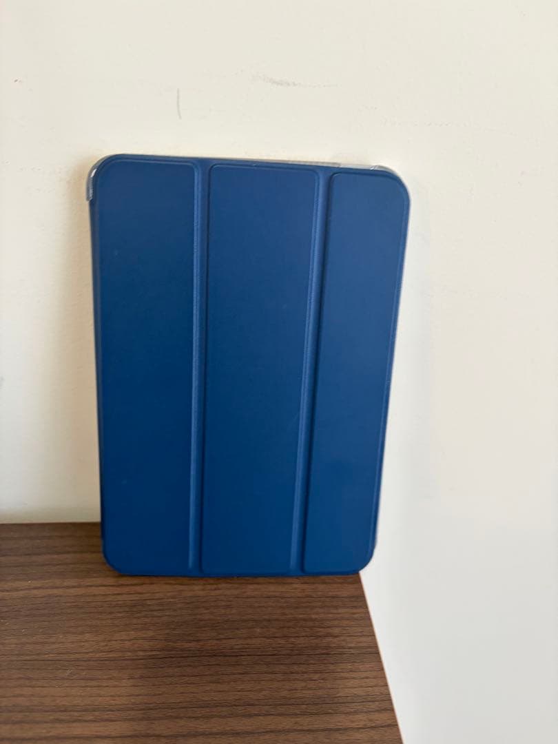 iPad mini 7 青色カバー付き