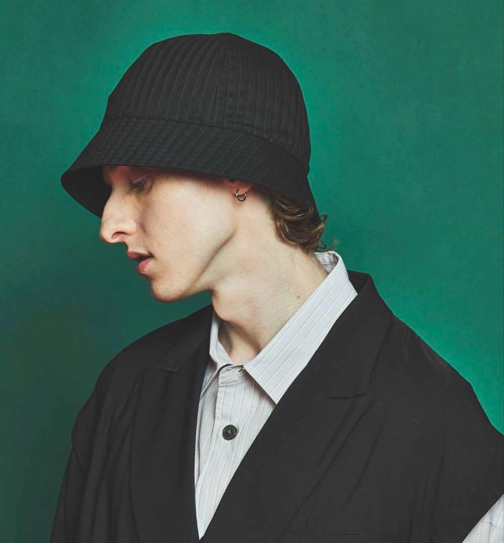 MAISON SPECIAL マルチファブリック メトロハット ブラック