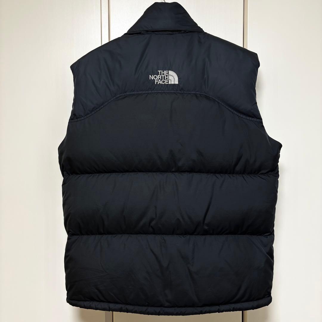 状態良好☘️ノースフェイス ヌプシ　ダウン　ベスト　センターロゴ