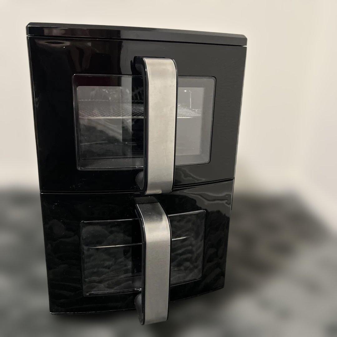 【美品】グルミア GOURMIA デュアルバスケット エアーフライヤー