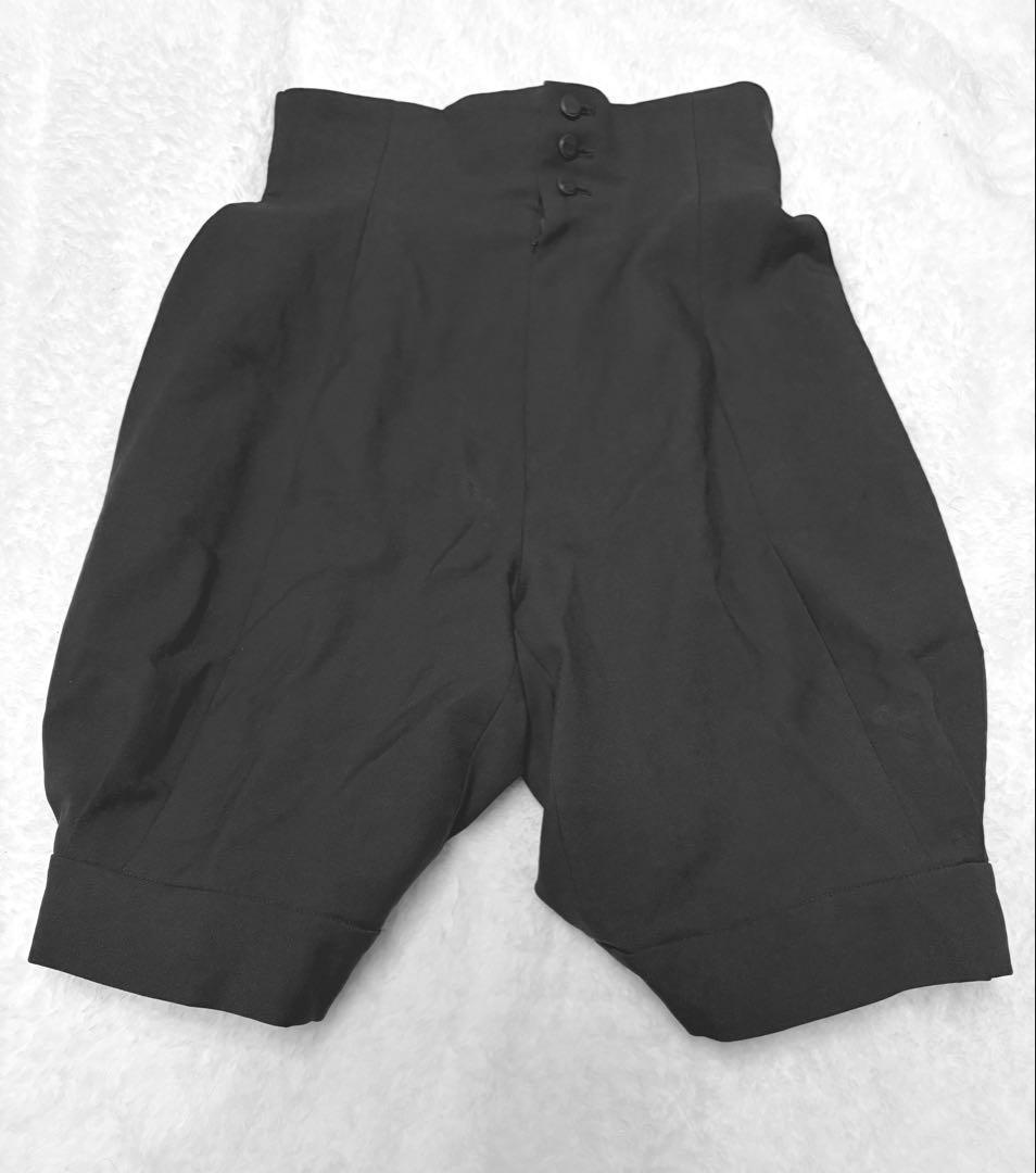 ATELIER BOZ(アトリエ ボズ) ショートパンツ ハイウエスト 黒