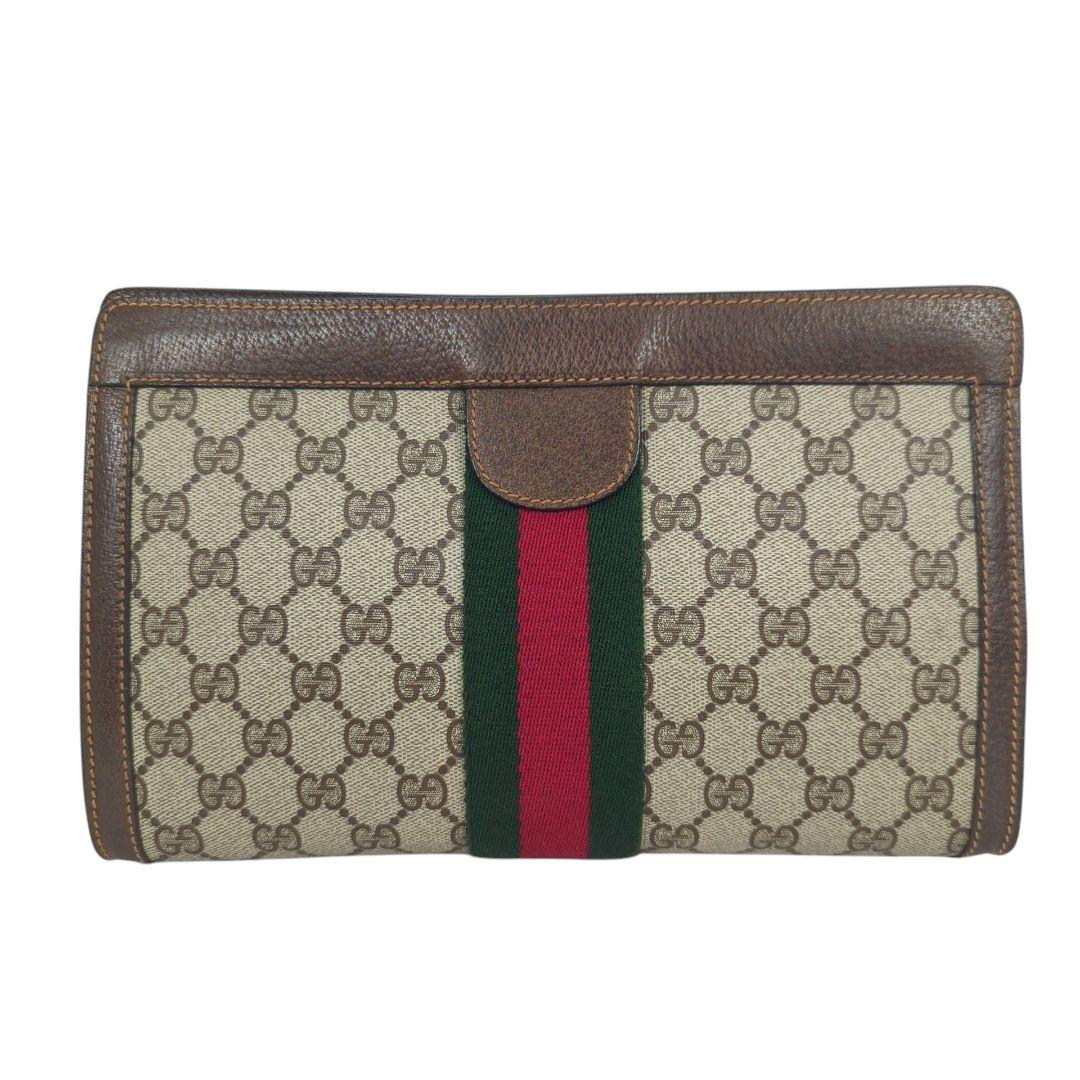 【美品】GUCCI グッチ GG柄 シェリー クラッチバッグ ポーチ