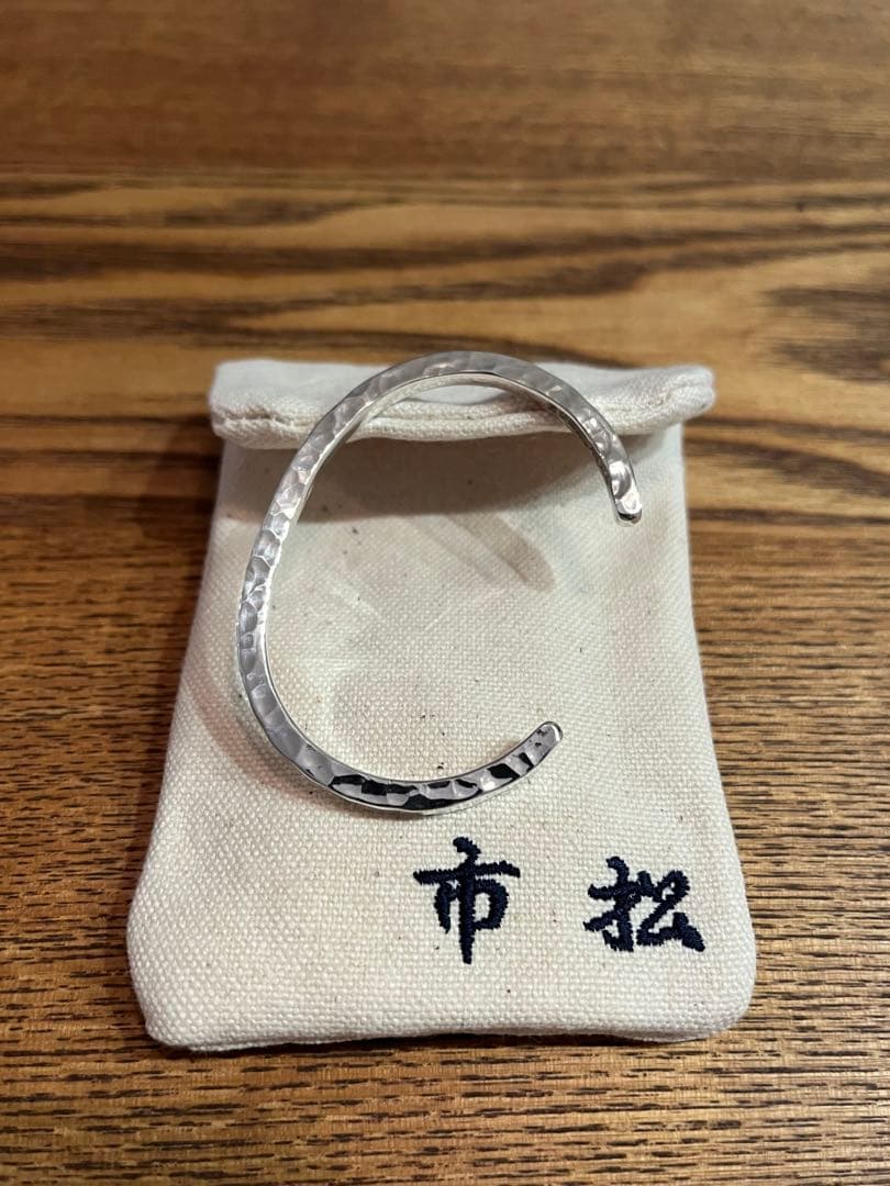 市松　シルバーバングル