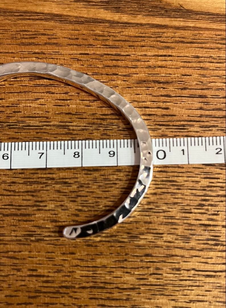 市松　シルバーバングル