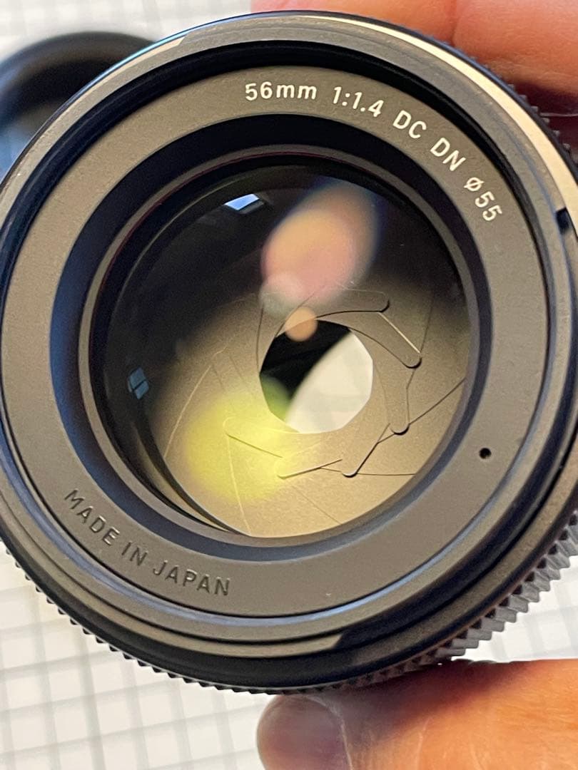 【美品】SIGMA 56mm 1:1.4 DC DN レンズ （Xマウント）