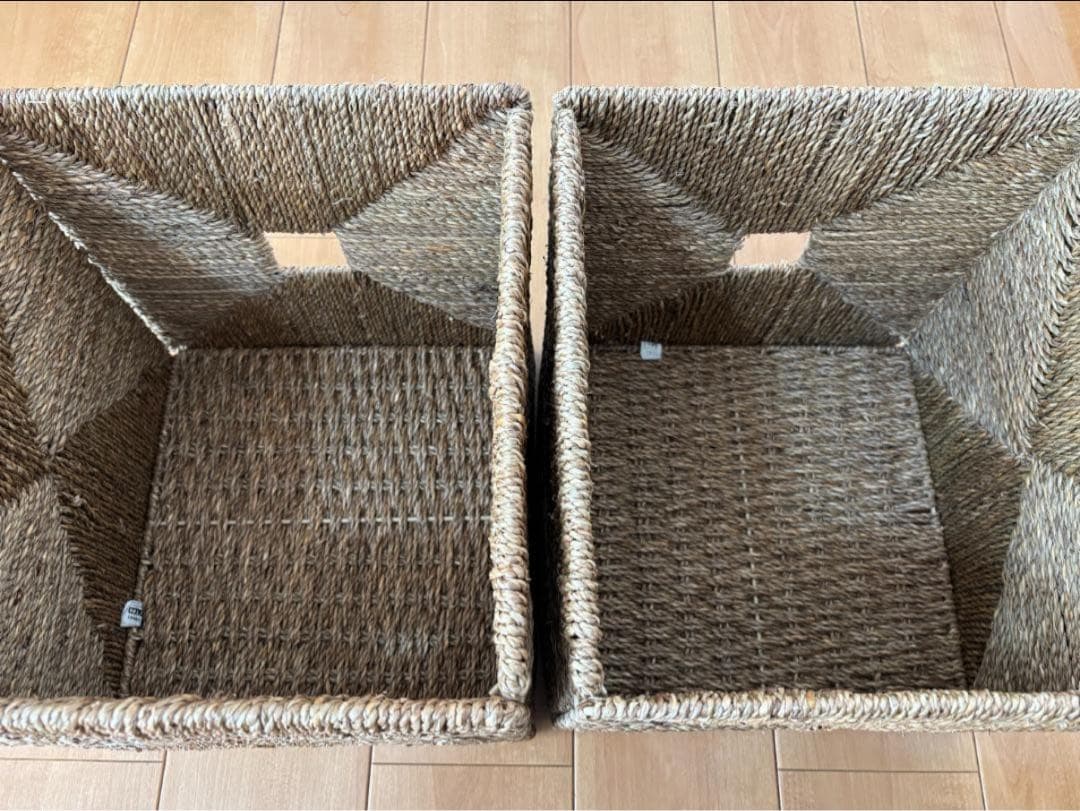 IKEA KNIPSA クニプサ バスケット シーグラス　収納カゴ　6個