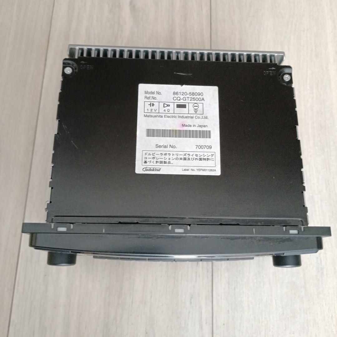 TOYOTACQ-GT2500A カーオーディオ ヘッドユニット