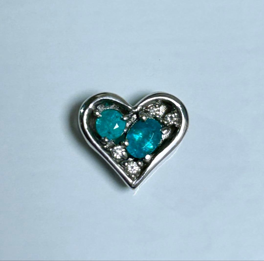 kiwi 　高ネオン　K18WG　ブラジル　パライバトルマリン　ペンダント