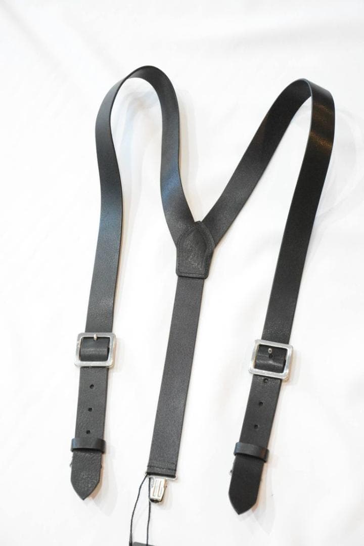 BACKLASH ジャパン ステアー レザー サスペンダー ベルト