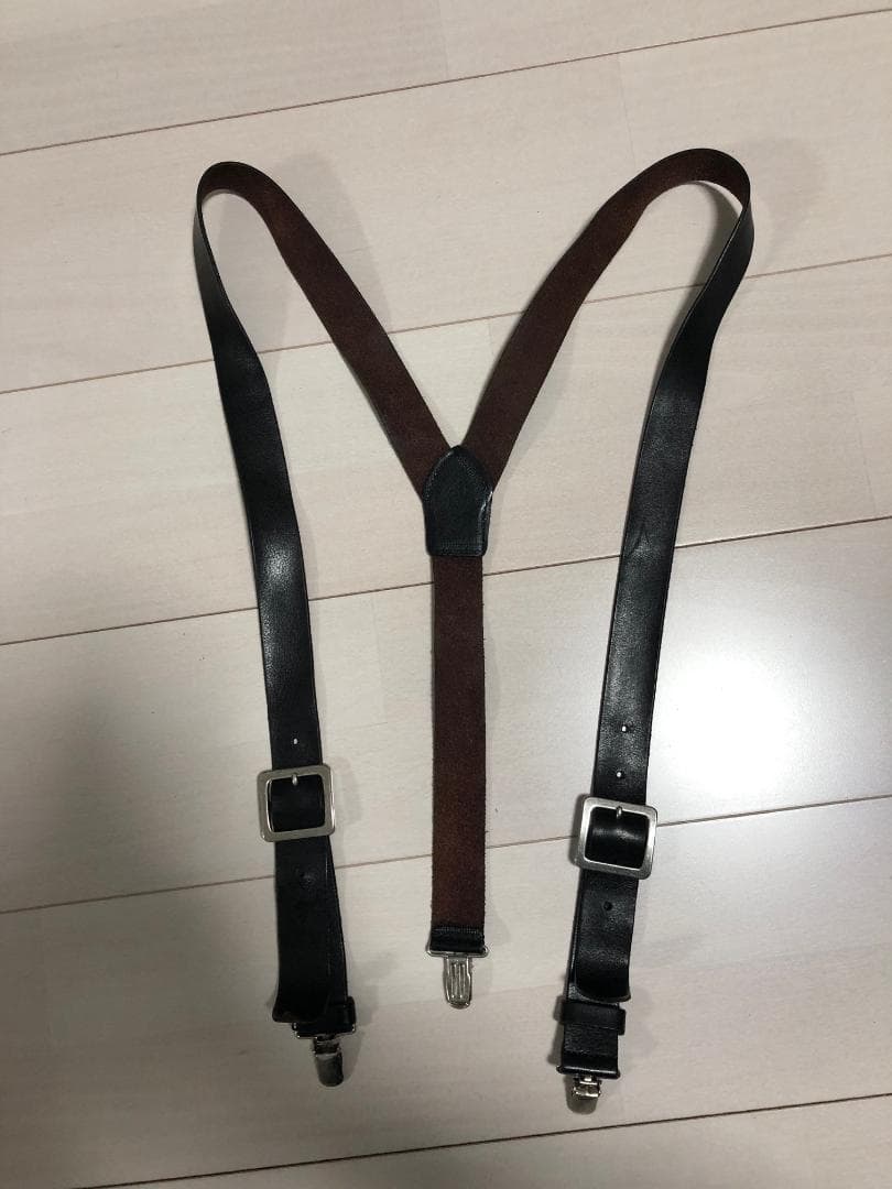 BACKLASH ジャパン ステアー レザー サスペンダー ベルト