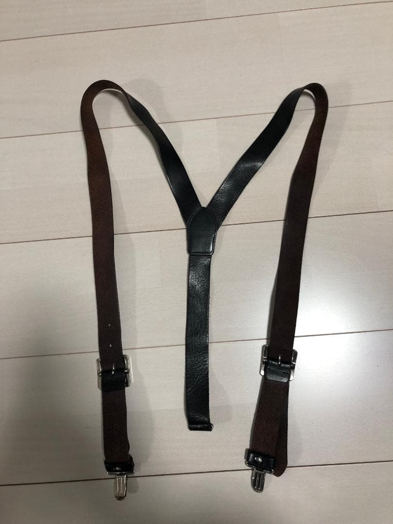 BACKLASH ジャパン ステアー レザー サスペンダー ベルト