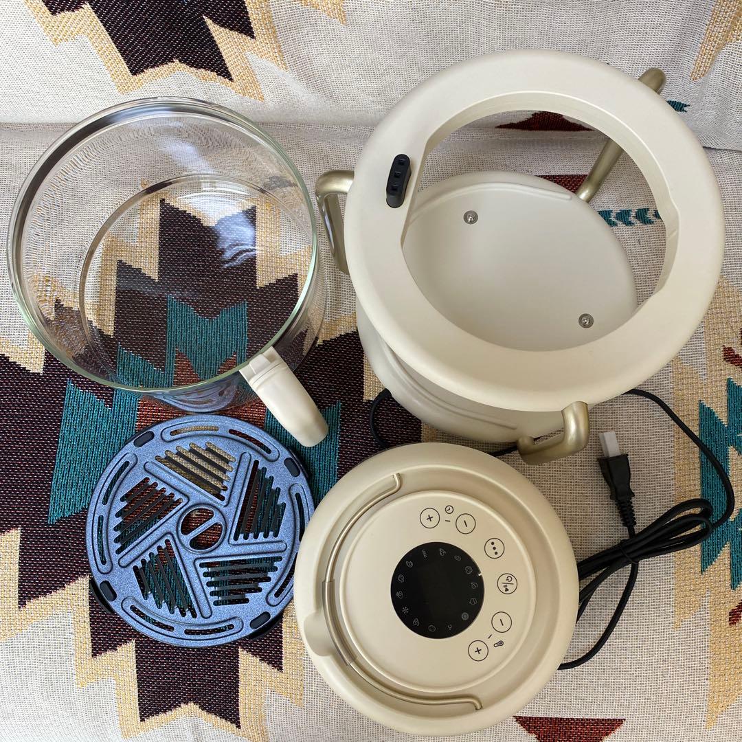 BRUNOガラスエアフライヤー　　　アイボリー