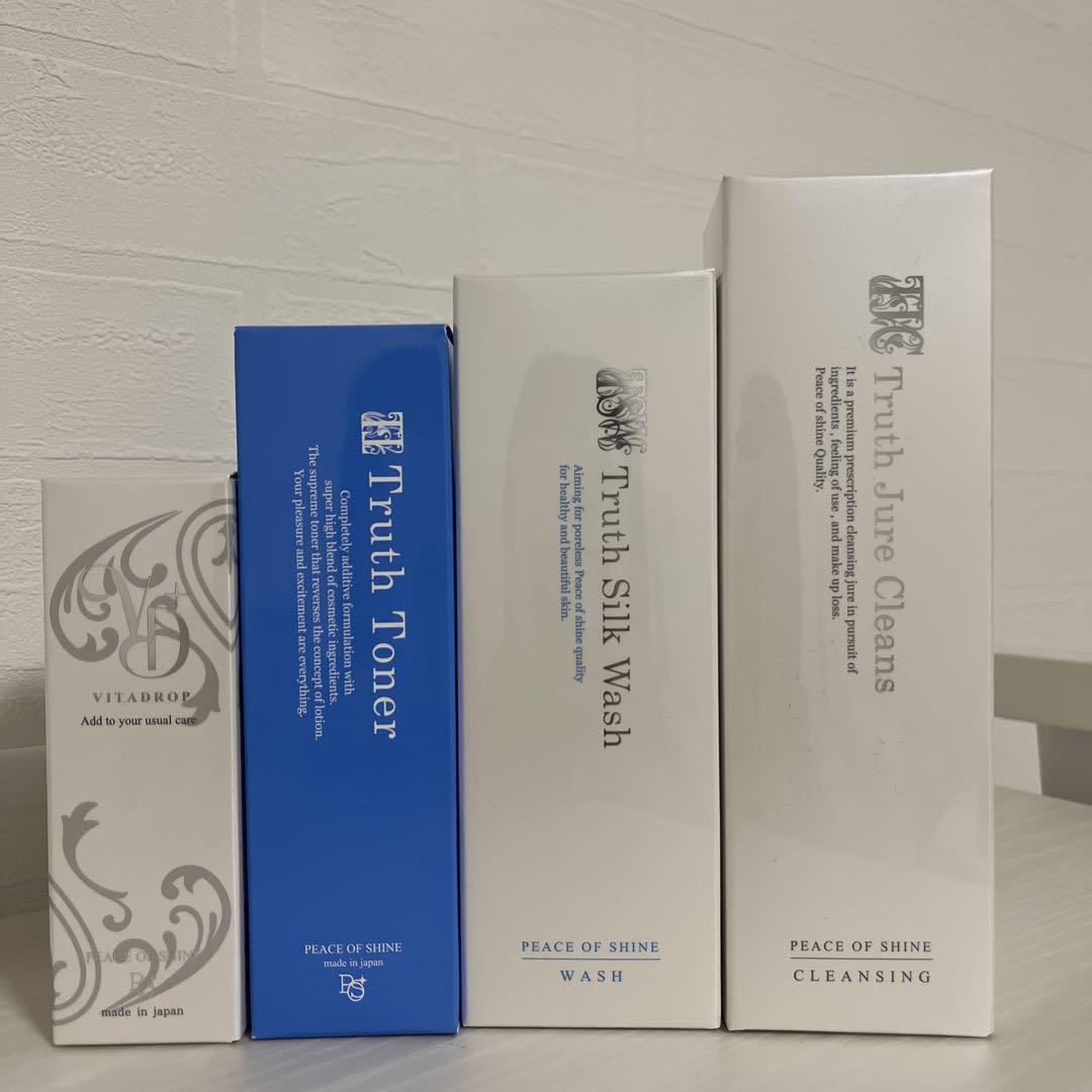 PEACE OF SHINE クレンジング　洗顔　化粧水　美容液