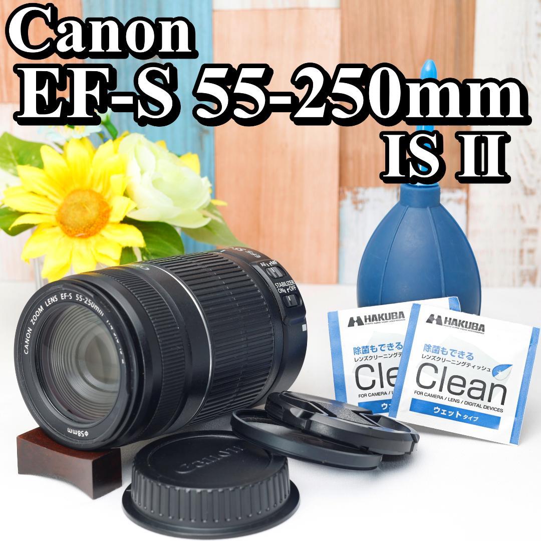 運動会にも！✨Canon EF-S 55-250mm IS Ⅱ✨望遠✨手振れ補正