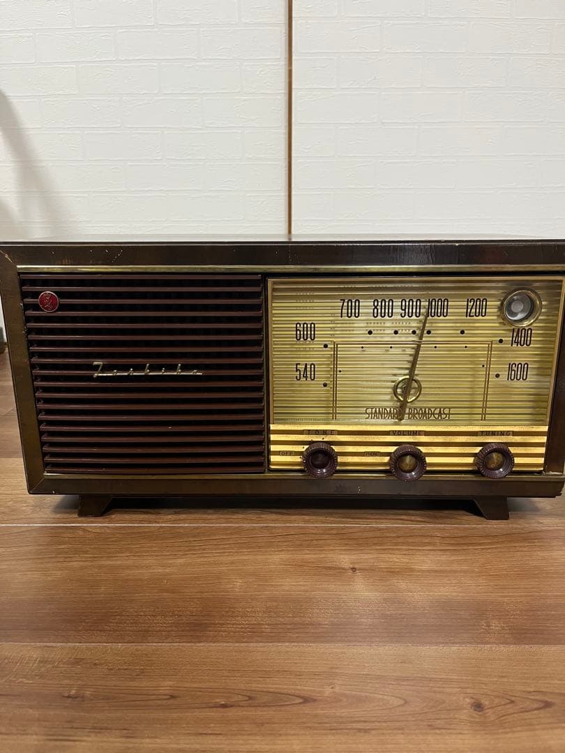 マツダ　東芝　真空管ラジオ　昭和レトロ　実働品　6ua-16