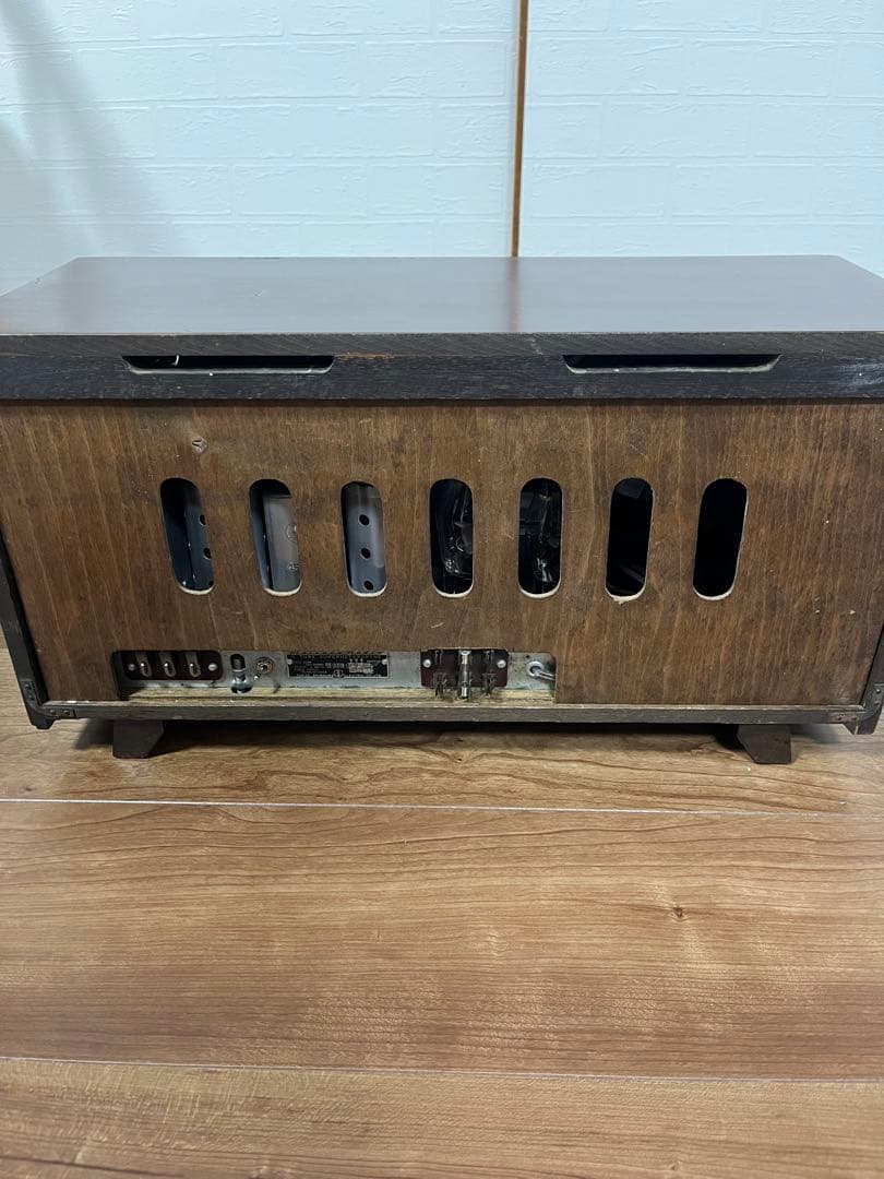 マツダ　東芝　真空管ラジオ　昭和レトロ　実働品　6ua-16