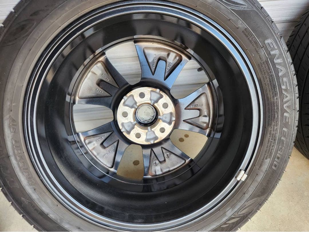 ★送料無料★美品日産純正ZE1リーフ 17インチアルミホイール＆タイヤ４本セット