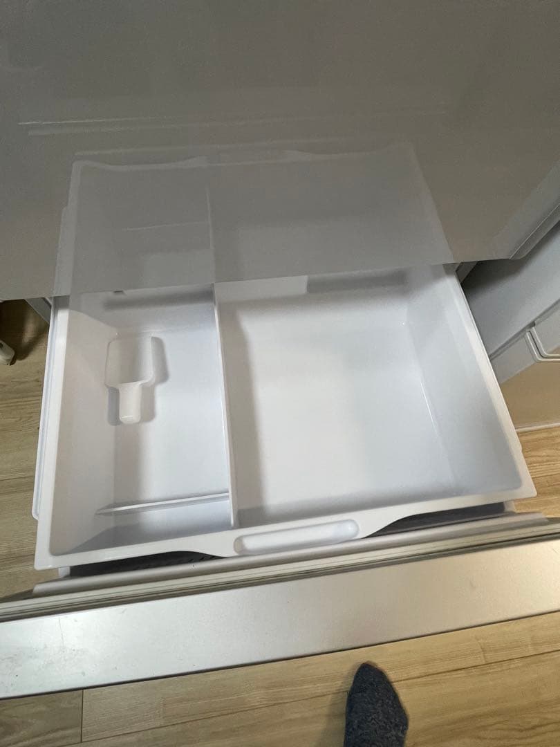 HITACHI ノンフロン冷凍冷蔵庫 R-S37CMV メタリックグレー