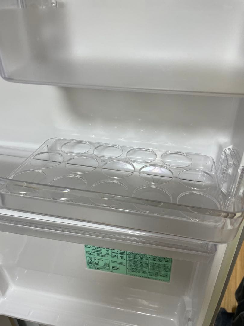 HITACHI ノンフロン冷凍冷蔵庫 R-S37CMV メタリックグレー