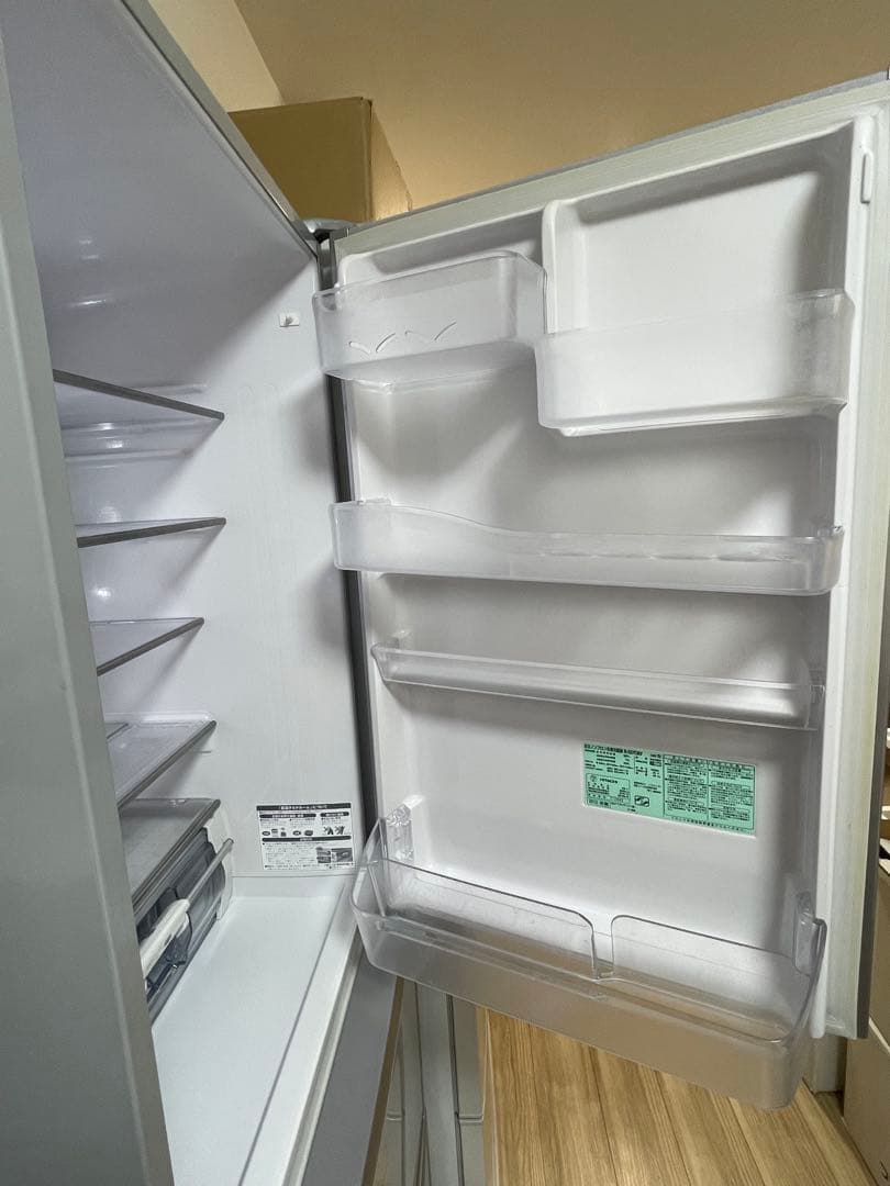 HITACHI ノンフロン冷凍冷蔵庫 R-S37CMV メタリックグレー