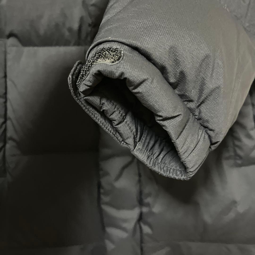 ノースフェイス ロングダウンジャケット メンズM レディースXL ブラック