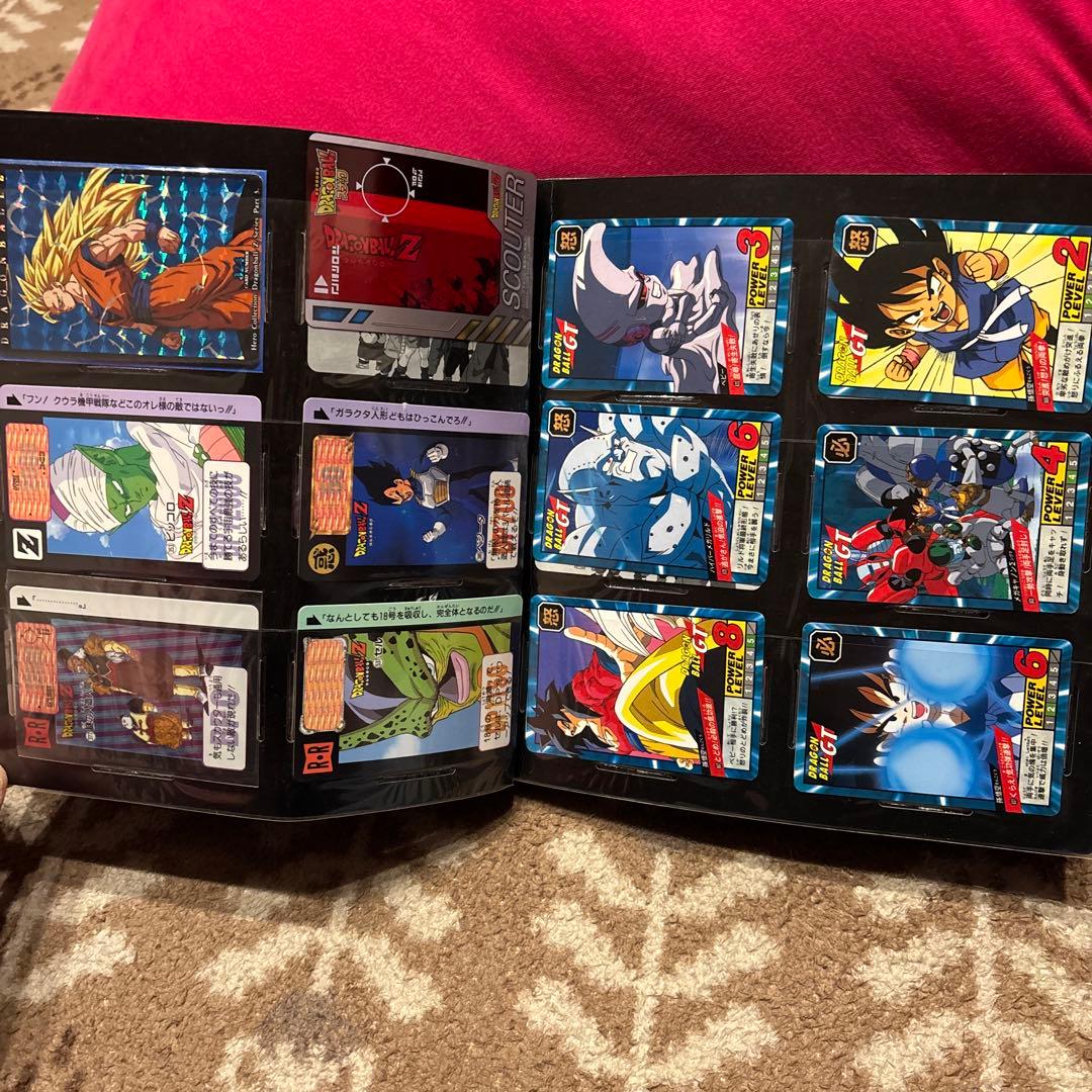 ドラゴンボールカードダス　ファイルとカードセット